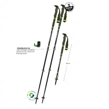 Komperdell Carbon Pro Zero trekking štapovi, zeleni