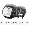 Brady M4C-375-422 samolaminirajuća vinilna etiketna kartuša za pisače BMP41/BMP51/BMP53/M511, bijela, 25,4 mm x 6,4 m