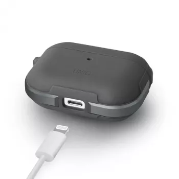 UNIQ Valencia Antimicrobial Case for AirPods Pro - Gunmetal Grey