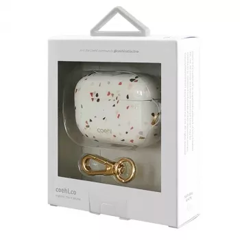 UNIQ Coehl Terrazzo Case for Apple AirPods Pro - Natural White