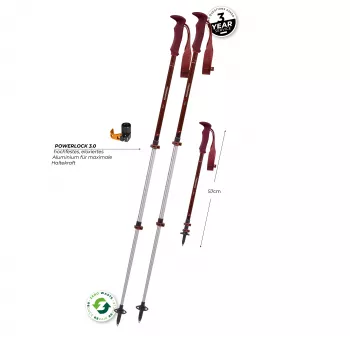 Komperdell Trailmaster Zero Compact trekking štapovi - malbec