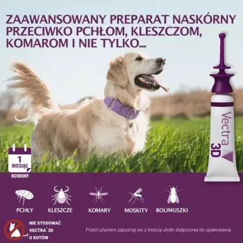 Ceva Vectra 3D for Dogs Over 40 kg, 3 Pipettes