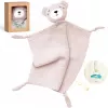 Momcozy pamučni medo plišana igračka za bebe, ružičasta