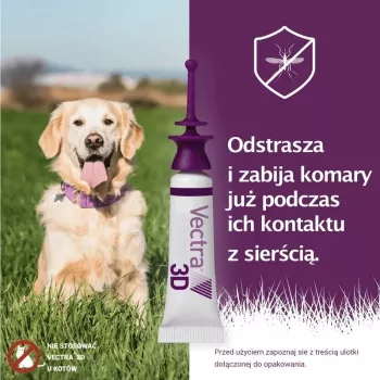 Ceva Vectra 3D Spot-On Solution for Dogs 10-25 kg, 3 Pipettes
