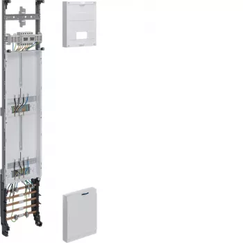 Hager kompletno brojilno polje Z 1350x250mm 3-fazno 2 mjesta za brojila 10mm² s funkcijom razdvajanja
