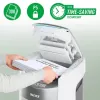 Leitz IQ Optimax AutoFeed 300 Shredder, P-5, 300 Sheets, 25 L Bin