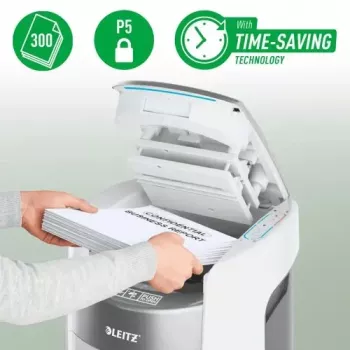 Leitz IQ Optimax AutoFeed 300 uništavač dokumenata, P-5, 300 listova, spremnik 25 L