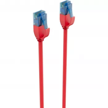 ShiverPeaks BASIC-S Slim Cat6 U/UTP patch kabel, 3,0 m, crveni
