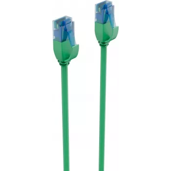 ShiverPeaks BASIC-S Slim Cat.6 U/UTP patch kabel, 5,0 m, zeleni