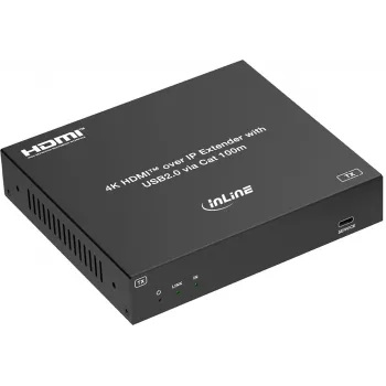 InLine® KVM produživač preko IP-a, HDMI 4K/60Hz, 100m, odašiljač (TX) (57886I)
