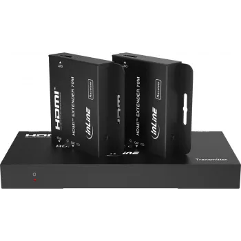 InLine® video razdjelnik/produživač 1x2 Cat.6 HDMI 4K/30Hz set