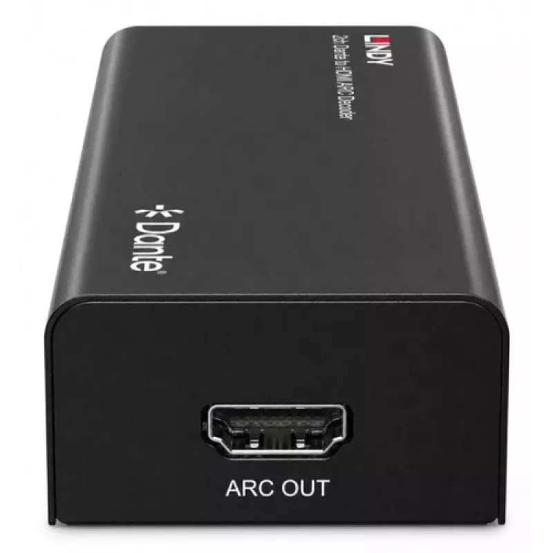 Lindy 2ch Dante na HDMI ARC dekoder