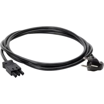 Kopp GST18i3 Schuko kutni strujni kabel 3m 3G1,5mm² H05VV-F crni