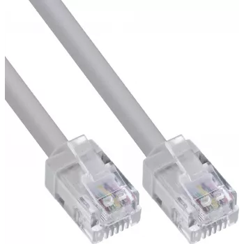 InLine modularni okrugli kabel RJ12, utikač-utikač, 6-žilni, 6P6C, 20m