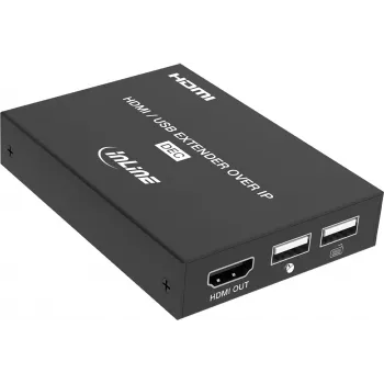 InLine® KVM produživač preko IP-a, HDMI Full HD, 150m, prijamnik (RX)