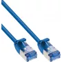 InLine® Slim Cat.6A U/FTP patch kabel, 2m, plavi, 10GbE, LSZH