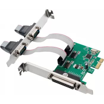 InLine® PCIe kartica, 2x RS-232 + 1x paralelni port
