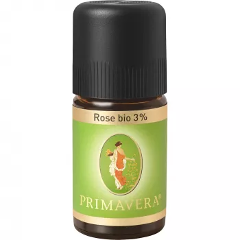 PRIMAVERA Organic Rose 3% Essential Oil Blend, 5 ml