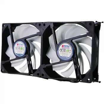 Titan TTC-SC22(A)/V2+ dvostruki ventilator za hladnjak 92x25mm IP55 za kampiranje