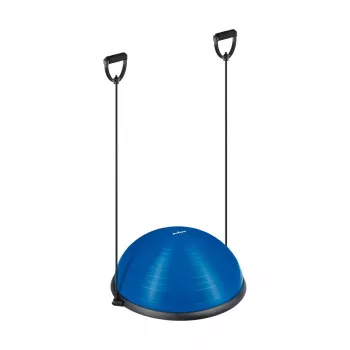 REBEL ACTIVE polulopta za balans, 58 cm, s pumpom - crno-plava