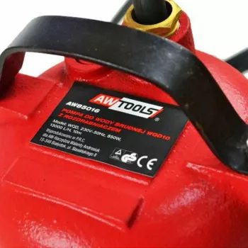 AWTOOLS pumpa za otpadnu vodu s drobilicom 850W - potopna pumpa za prljavu vodu, 15000 L/h, 10 m visina dobave, drobilica od nehrđajućeg čelika, automatski plovni prekidač, 10 m kabel, IPX8