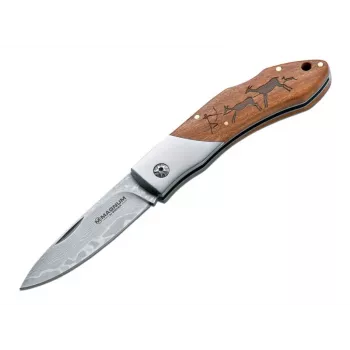 Boker Magnum Caveman Damascus sklopivi nož 01RY818DAM