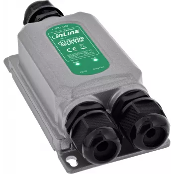 InLine® PoE++ razdjelnik vanjski IP67 IK10 60W 12V Gigabit