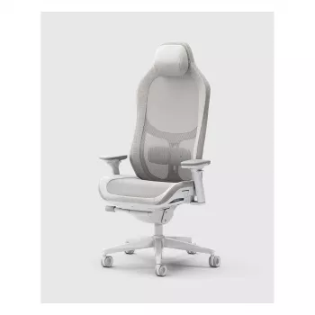 Fractal Design Refine 2 Mesh Light gaming stolica, svijetlosiva/bijela