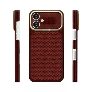 Evelatus Apple iPhone 17 Carbon Premium Edition MagSafe futrola burgundy