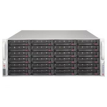 Supermicro SuperChassis CSE-846BE1C-R609JBOD 4U 24 ležišta Hot-Swap SAS3/SATA3 JBOD kućište za pohranu s redundantnim 600W Platinum napajanjima