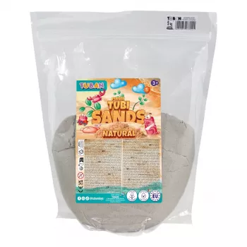 TUBAN TU3802 prirodni dinamični pijesak 5 kg – oblikovni pijesak za igru za djecu od 3 godine