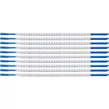 Brady SCN-07-1 clip čahura za označavanje kabela, oznaka 1, bijela, za promjer kabela 1,9-2,4 mm, 300 kom.