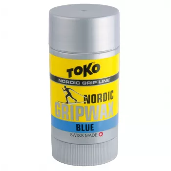 Toko Carbon GripWax plavi 25g - PFC-free vosak za uspon za hladni snijeg (-7°C do -2°C)