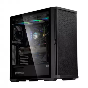 Zalman Z10 ATX Mid-Tower kućište, crno, kaljeno staklo, 4x ARGB ventilatora