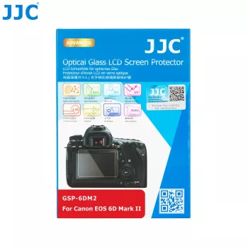 JJC zaštitna folija za zaslon od kaljenog stakla 9H za Canon EOS 6D Mark II LCD (GSP-6DM2)