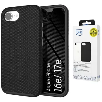 3MK Fortis MagCase za Apple iPhone 16e / 17e - crna