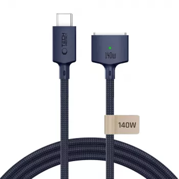 TECH-PROTECT MMC01 Ultraboost magnetski MacBook kabel USB-C na MagSafe 3 140W 300cm Midnight Blue