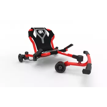 EzyRoller Drifter X drift kart na nožni pogon za djecu od 4-12+ godina, crveni