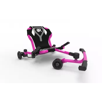 EzyRoller Drifter X drift gokart na nožni pogon, 4-12 godina, ružičasti