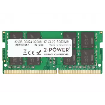 2-power 2P-AA937598 memorija 32 GB, 1 x 32 GB, DDR4, 3200 MHz