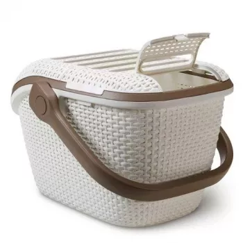CURVER transportna kutija za kućne ljubimce 51x38x33 cm krem