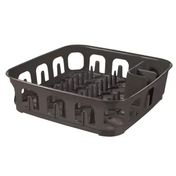 CURVER Essentials stalak za sušenje posuđa 39x39x10,1 cm tamnosivi