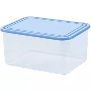 CURVER Smart To Go pravokutna posuda za spremanje 4L prozirna s plavim poklopcem