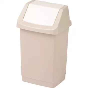 CURVER Click-it kanta za smeće na pedalu 9L bež 22,9 x 18,9 x 38,1 cm