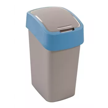 CURVER Flip Bin 9L srebrna/plava kanta za smeće