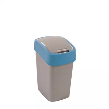 CURVER Deco Flip Bin 25L kanta za smeće srebrna/plava