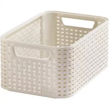 CURVER Style S kutija za odlaganje 28,5 x 19,4 x 13 cm krem efekt ratana