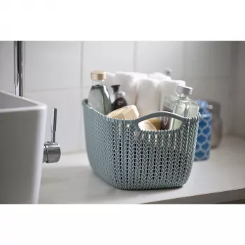 CURVER košara Knit S pravokutna 8L 30x22x17cm plava