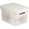 CURVER Recycled Infinity 17L Storage Box White 36x27x22cm