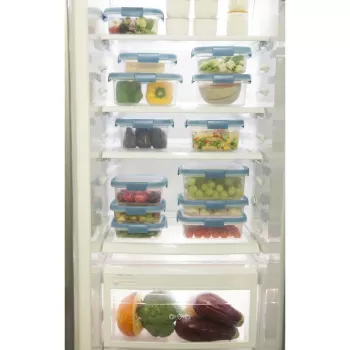 CURVER Smart Eco Fresh pravokutna posuda za hranu 2L s hermetičkim zelenim poklopcem
